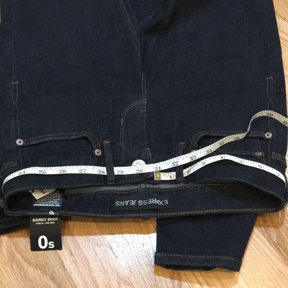 Dark Express jeans 0S Barely boot SteLLa low rise - Picture 8 of 8